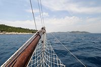 Les îles Élaphites en Croatie. Lopud, Šipan et Ruda. Cliquer pour agrandir l'image.
