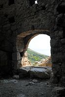 Le jardin botanique du Biokovo en Croatie. Le château du Jardin botanique du Biokovo. Cliquer pour agrandir l'image.