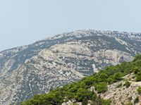 Le mont Vidova Gora, île de Brač en Croatie. Vidova Gora (auteur Kelovy). Cliquer pour agrandir l'image.