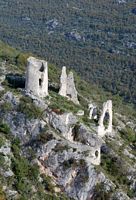 Le parc national de la Krka en Croatie. La forteresse de Trošenj (auteur N. P. Krka). Cliquer pour agrandir l'image.