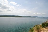 Pelješac seen from the continent. Click to enlarge the image.