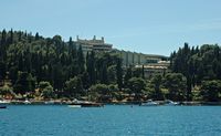 Le village de Cavtat en Croatie. Hôtel Croatia. Cliquer pour agrandir l'image.