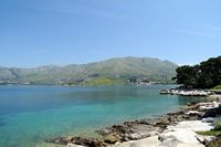 Le village de Cavtat en Croatie. Baie de Tiha. Cliquer pour agrandir l'image.