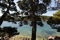 Le village de Cavtat en Croatie. Presqu'île de Sustjepan. Cliquer pour agrandir l'image.