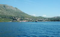 Le village de Cavtat en Croatie. Baie de Tiha. Cliquer pour agrandir l'image.
