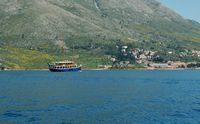 Le village de Cavtat en Croatie. Baie de Tiha. Cliquer pour agrandir l'image.