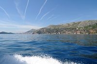 Le village de Cavtat en Croatie. Route de Dubrovnik à Cavtat. Cliquer pour agrandir l'image.