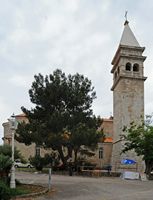 Le village de Čilipi en Croatie. Église Saint-Nicolas. Cliquer pour agrandir l'image.