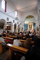 Le village de Čilipi en Croatie. Église Saint-Nicolas. Cliquer pour agrandir l'image.