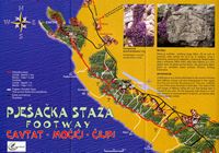 Le village de Čilipi en Croatie. Randonnée. Cliquer pour agrandir l'image.