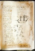 Le village de Murvica, île de Brač en Croatie. Manuscrit provenant de l'ermitage. Cliquer pour agrandir l'image.