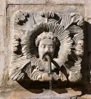 La ville close de Dubrovnik en Croatie. Grande Fontaine d'Onofrio. Cliquer pour agrandir l'image.