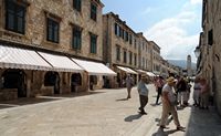 La ville close de Dubrovnik en Croatie. Placa. Cliquer pour agrandir l'image.