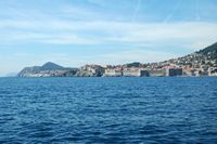 Meeresbefestigungen, die seit dem Schiff von Cavtat gesehen wurden. Klicken, um das Bild zu vergrößern.
