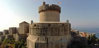 Les fortifications de Dubrovnik en Croatie. Fortifications du nord. Forteresse minceta. Cliquer pour agrandir l'image.