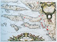 La ville de Dubrovnik en Croatie. Chantiers navals de la République de Raguse. Cliquer pour agrandir l'image.