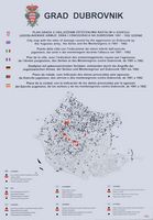 La ville de Dubrovnik en Croatie. Dégâts des bombardements communistes de 1991 et 1992. Cliquer pour agrandir l'image.
