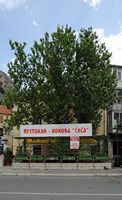 La ville d'Omiš en Croatie. Le restaurant Ćaća à Omiš. Cliquer pour agrandir l'image.