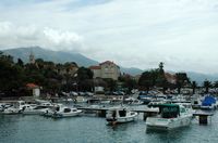 La ville d'Orebić, presqu'île de Pelješac en Croatie. Port d'Orebić. Cliquer pour agrandir l'image.