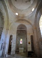 La ville de Polače, île de Mljet en Croatie. Église Sainte-Marie. Cliquer pour agrandir l'image.