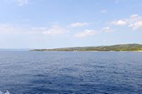 La ville de Selca, île de Brač en Croatie. Le cap Lašćatna. Cliquer pour agrandir l'image.