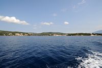 La ville de Selca, île de Brač en Croatie. La commune de Selca. Cliquer pour agrandir l'image.
