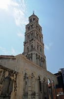 The bell-tower of the cathedral of Split. Click to enlarge the image.