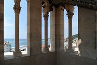 Interior of the bell-tower of the cathedral of Split. Click to enlarge the image.