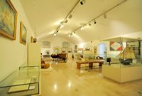 Room of the merchant navy of the maritime Museum of Split. Click to enlarge the image.