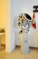 La ville de Split en Croatie. Le musée de la Marine. Projecteur de marine. Cliquer pour agrandir l'image.