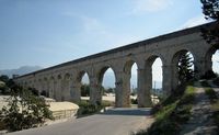 The aqueduct feeding the Palace of Diocletian to Split. Click to enlarge the image.