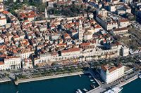 The historical center of Split (author Office Split Tourism). Click to enlarge the image.