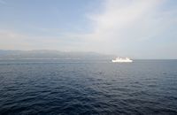 The ferry of Split with Supetar. Click to enlarge the image.