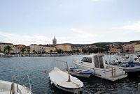La ville de Supetar, île de Brač en Croatie. Le front de mer. Cliquer pour agrandir l'image.