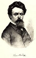 La ville de Supetar, île de Brač en Croatie. Portrait d'Ivan Rendic. Cliquer pour agrandir l'image.