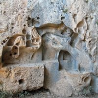 Le village de Murvica, île de Brač en Croatie. La grotte du Dragon (auteur Marilyn Cvitanic). Cliquer pour agrandir l'image dans Flickr (nouvel onglet).