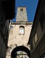 La vieille ville de Split en Croatie. La chapelle Notre-Dame-du-Beffroi à Split (auteur Kpmst7). Cliquer pour agrandir l'image dans Flickr (nouvel onglet).