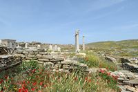 Le quartier du Lac de Délos en Grèce. La loge des Poséidoniastes. Cliquer pour agrandir l'image dans Adobe Stock (nouvel onglet).