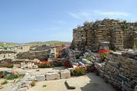 Le Quartier du Théâtre de Délos en Grèce. Des maisons. Cliquer pour agrandir l'image dans Adobe Stock (nouvel onglet).