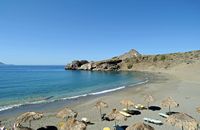 Le village d’Agios Pavlos en Crète. La plage d'Agios Pavlos. Cliquer pour agrandir l'image dans Adobe Stock (nouvel onglet).