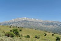 Le village d’Amari en Crète. La vallée d'Amari et le massif du Psiloritis vus depuis Chordaki. Cliquer pour agrandir l'image dans Adobe Stock (nouvel onglet).