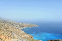 Le village d’Anopoli en Crète. La route d'Anopoli à Chora Sfakion. Cliquer pour agrandir l'image dans Adobe Stock (nouvel onglet).