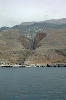 Le village d’Anopoli en Crète. La sortie des gorges d'Aradaina. Cliquer pour agrandir l'image dans Adobe Stock (nouvel onglet).