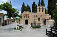 Le village d’Avdou en Crète. L'église de la Panagia Kardiotissa à Kéra. Cliquer pour agrandir l'image dans Adobe Stock (nouvel onglet).