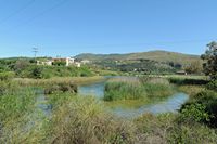 Le village de Georgioupoli en Crète. Le lac de l'Almyros. Cliquer pour agrandir l'image dans Adobe Stock (nouvel onglet).
