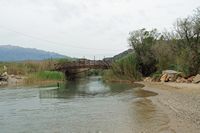 Le village de Kalyves en Crète. L'embouchure du fleuve Kyliaris. Cliquer pour agrandir l'image dans Adobe Stock (nouvel onglet).