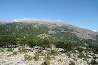 Le village de Kritsa en Crète. La garrigue sur la route de Kritsa à Katharo. Cliquer pour agrandir l'image dans Adobe Stock (nouvel onglet).