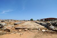 Le village de Malia en Crète. La cour centrale du palais. Cliquer pour agrandir l'image dans Adobe Stock (nouvel onglet).