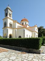 Le village de Néapolis en Crète. L'église du village de Fourni. Cliquer pour agrandir l'image dans Adobe Stock (nouvel onglet).