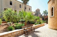 Le monastère d'Agia Triada en Crète. L'école du monastère. Cliquer pour agrandir l'image dans Adobe Stock (nouvel onglet).